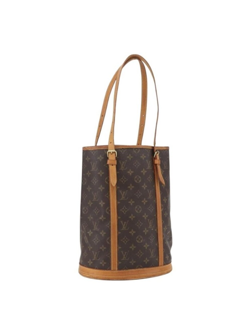 Authentic LOUIS VUITTON Monogram Bucket GM Shoulder Bag M42236 LV